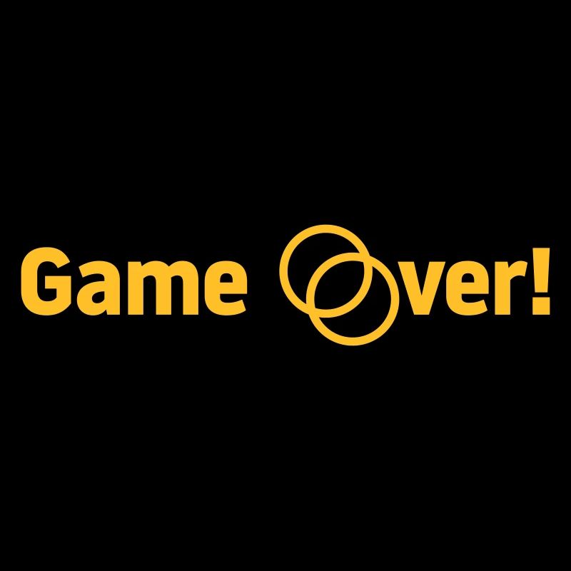 Game over Hochzeit Ehepaar Braut Bräutigam Ringe