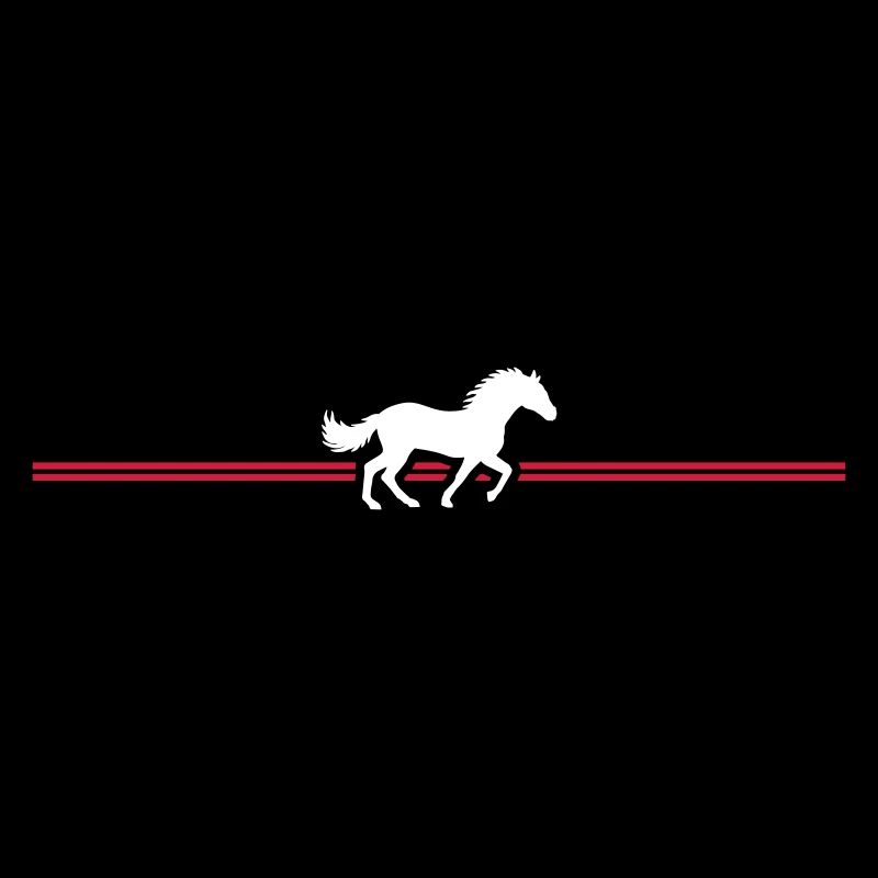 Cheval de course Stripe Line