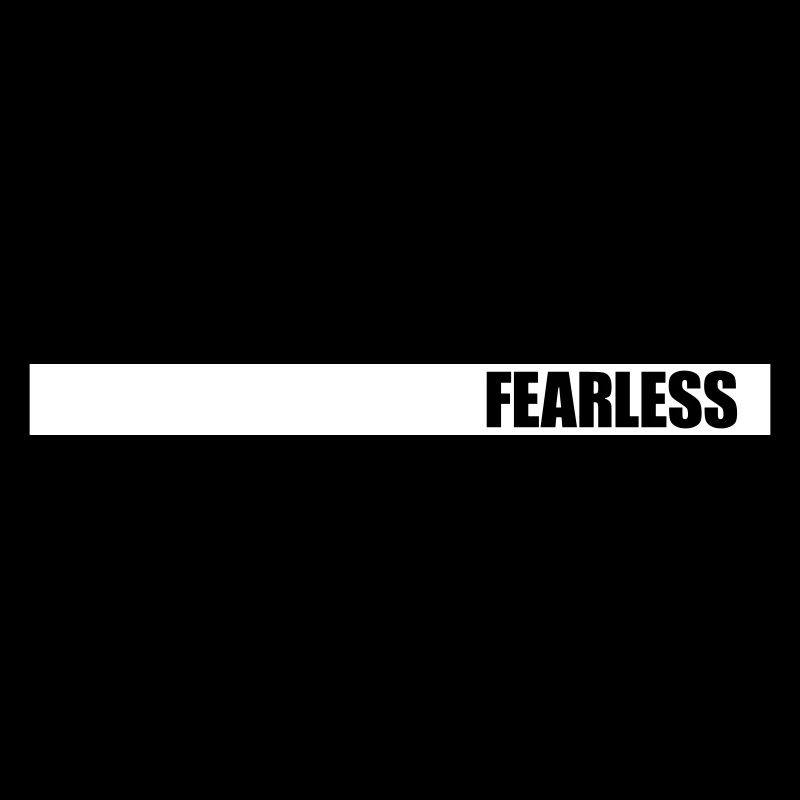 fearless Text Zitat Design