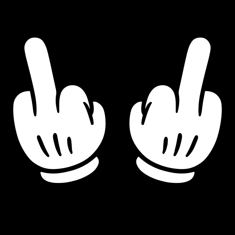 Mittelfinger Hand Comic