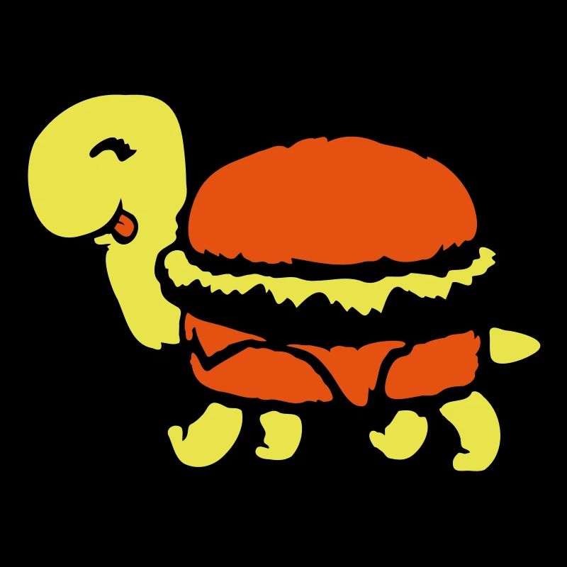 Turtle Hamburger Cheeseburger Fast-Food Fun