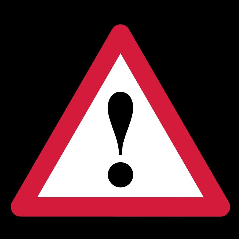 Sign exclamation mark
