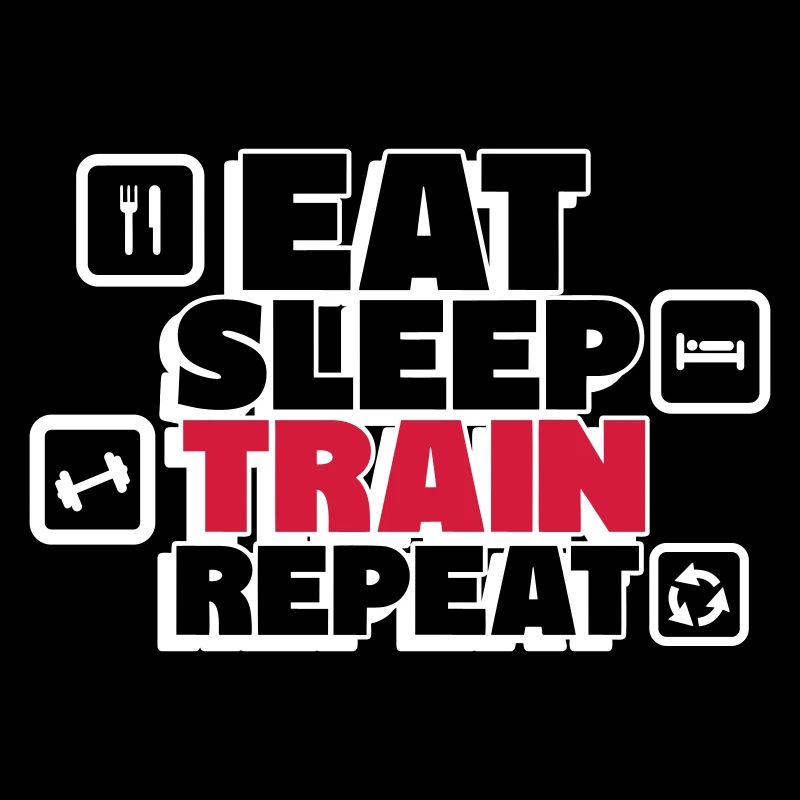 Manger, dormir, faire de l’exercice, répéter sa forme physique