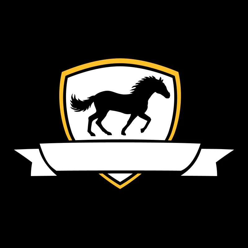 Banner Pferd Wappen Schild