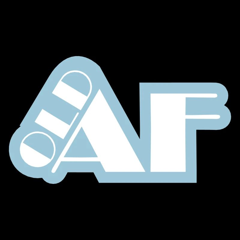 old AF Text Logo