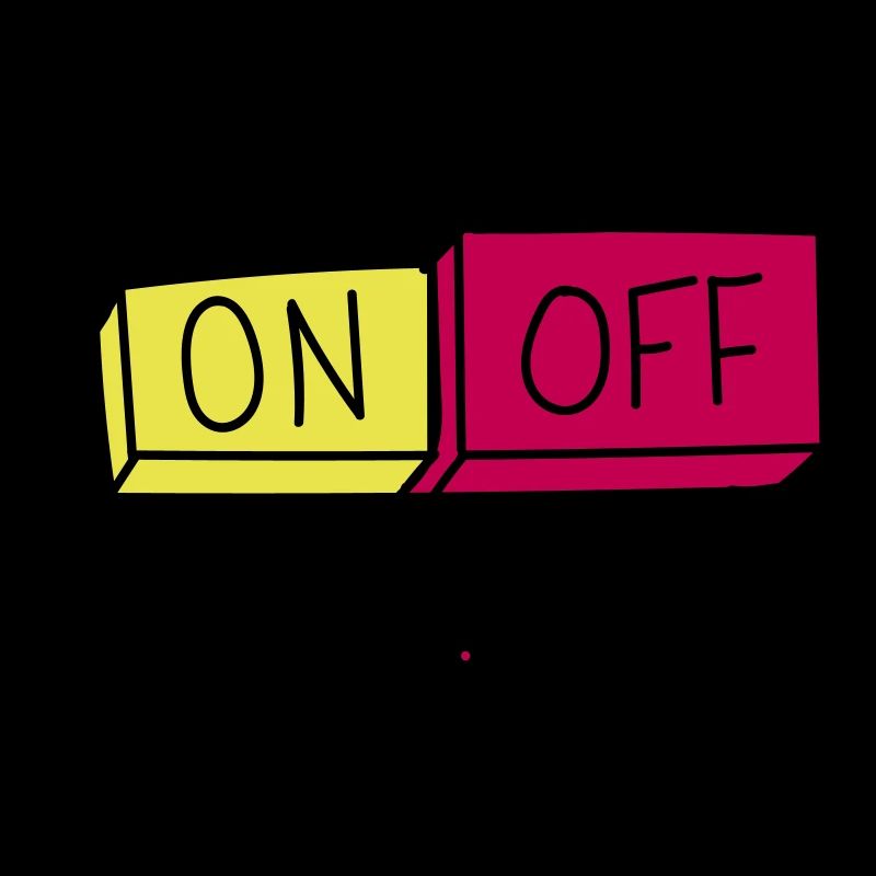 on und off button