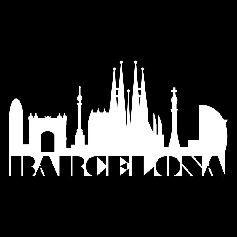 Skyline Barcelona Spain