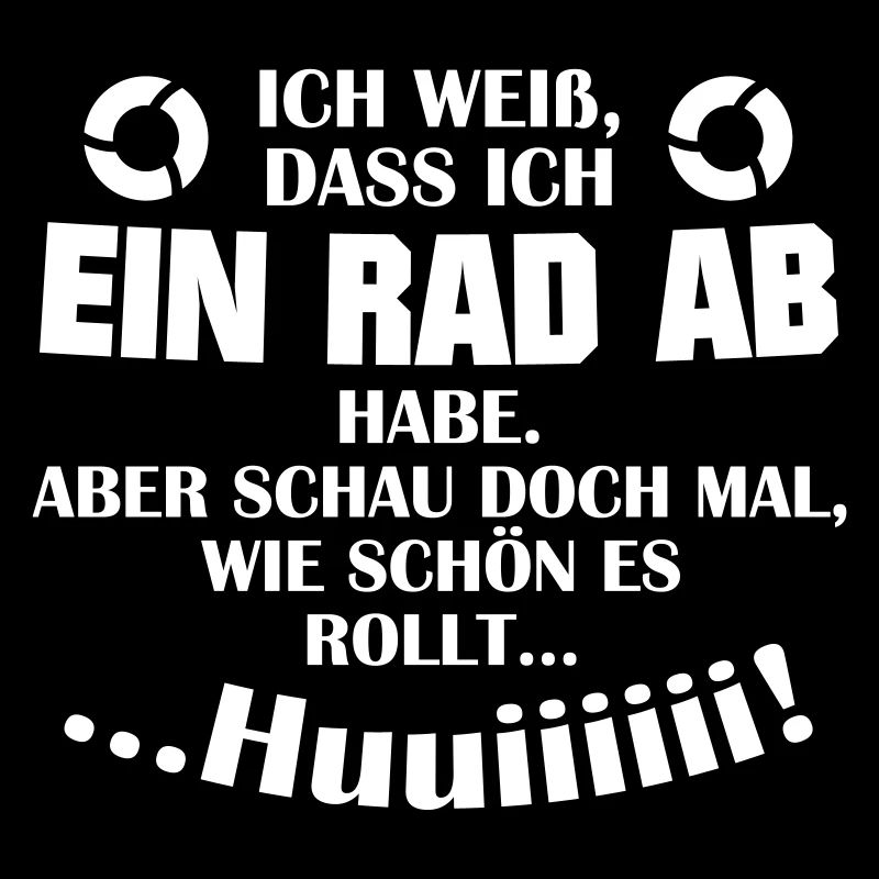 Ein Rad ab