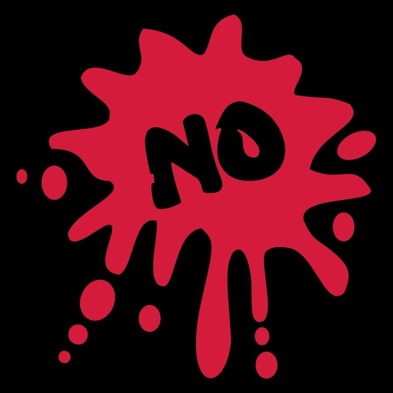 Non, des éclaboussures de peinture