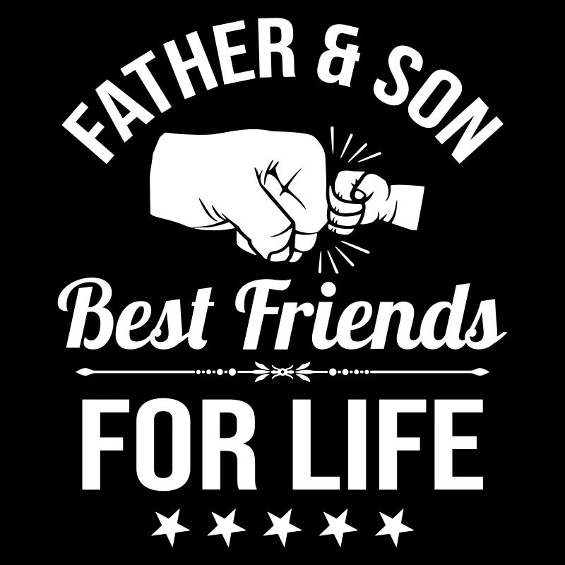 Vater und Sohn beste Freunde Faust Faustcheck Papa