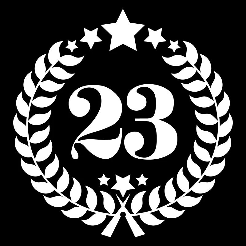 23ter numéro de bague d'anniversaire 23 ans