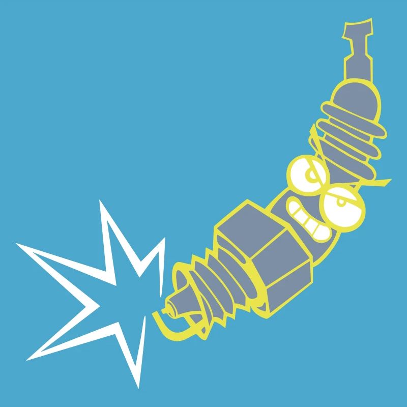 Spark plug with color changing function