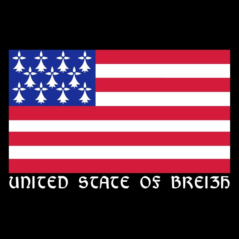 Drapeau de Bretagne Américain