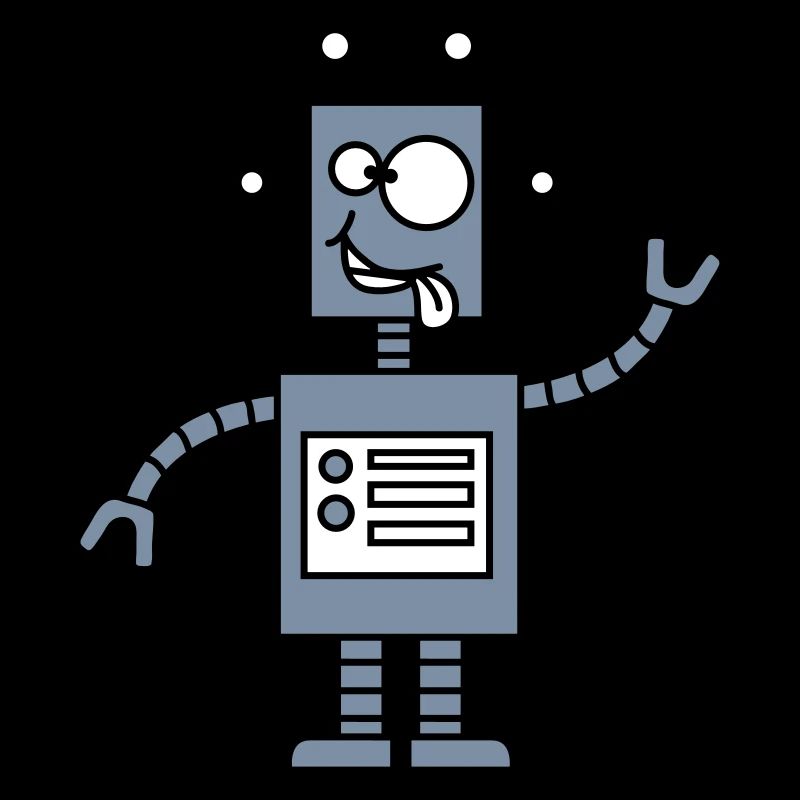 Funny Crazy Robot