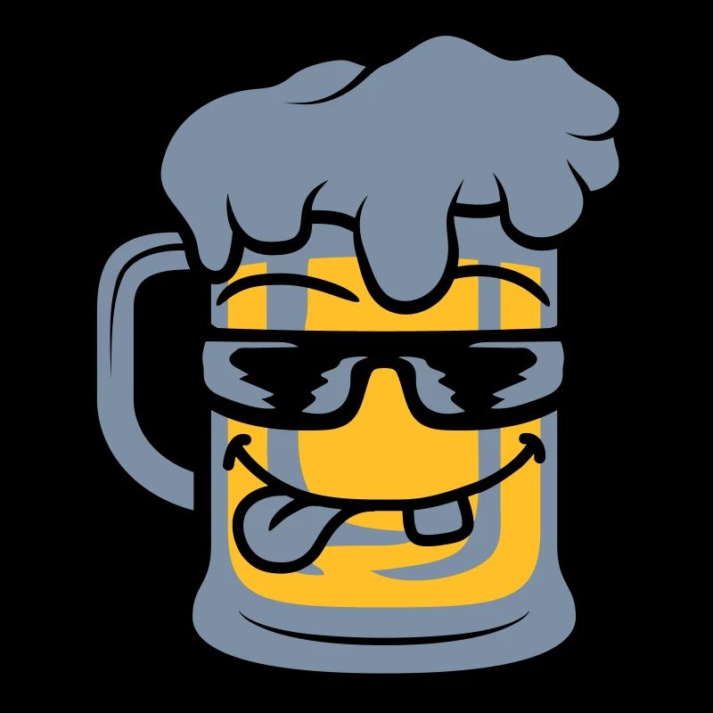 Tasse à bière Cool Face
