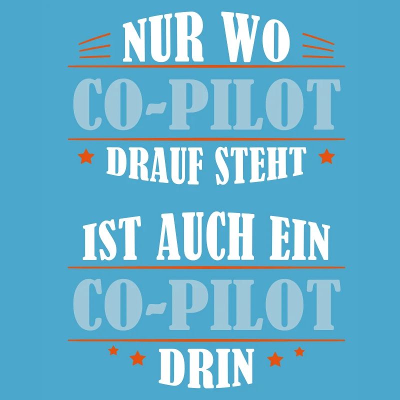 Co-Pilot Beruf Geschenk