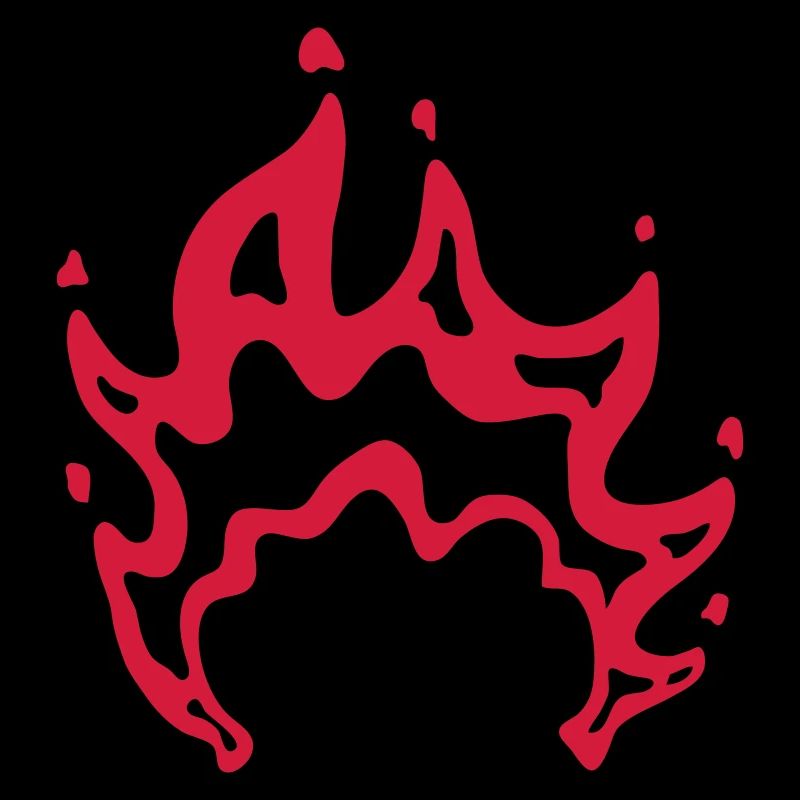 Feux de camp flammes design cool