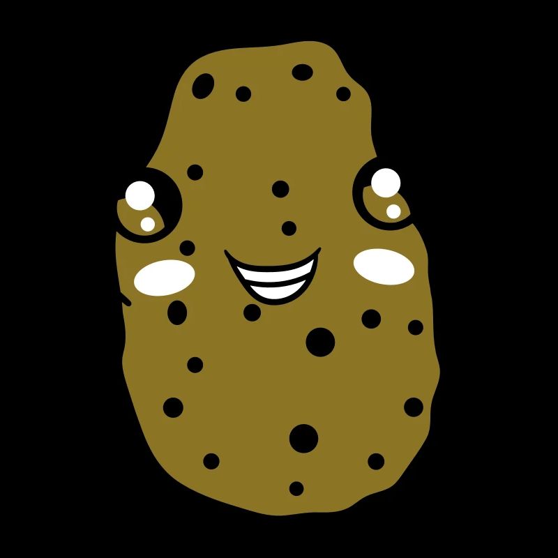joyeux petit mignon mignon visage drôle bras