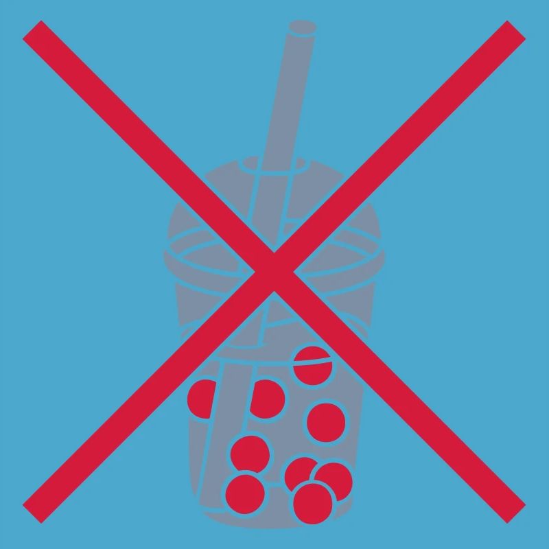 Zone Bubble Tea prohibited