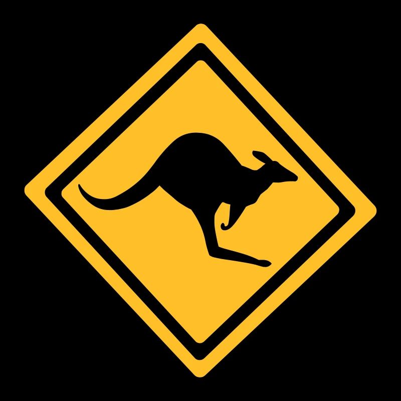 Australian Kangaroo Sign