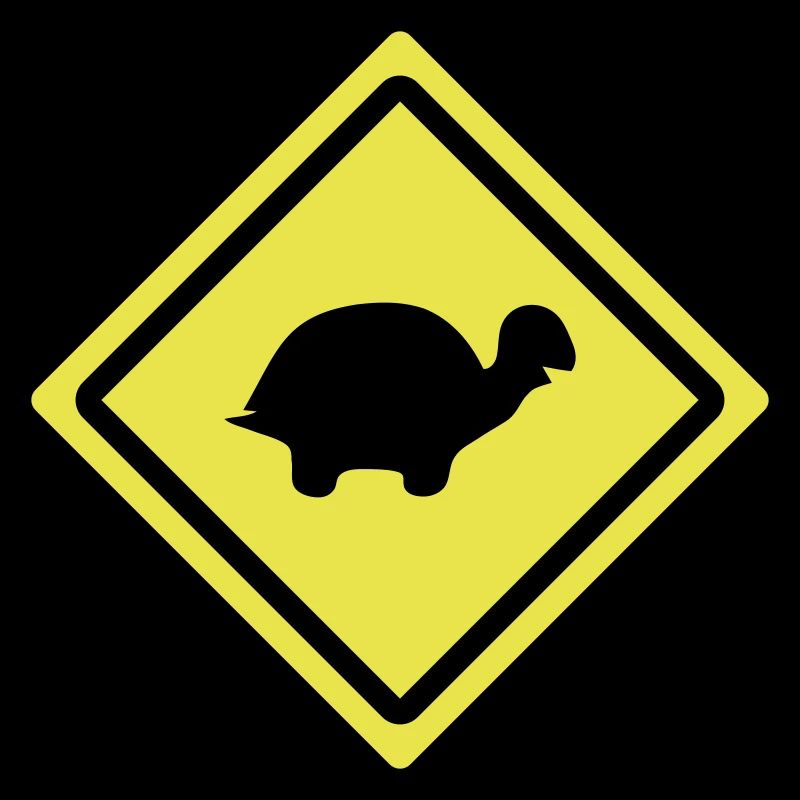 turtle roadsign