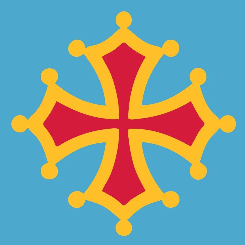 croix occitane graphique vectoriel