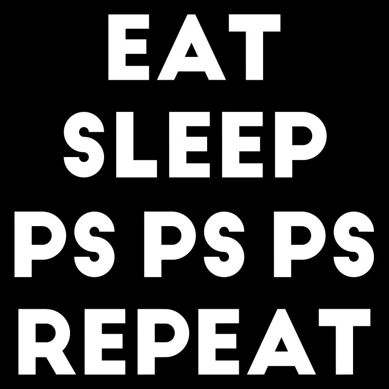 Eat Sleep ps ps ps Repeat Katze Katzen rufen Cat
