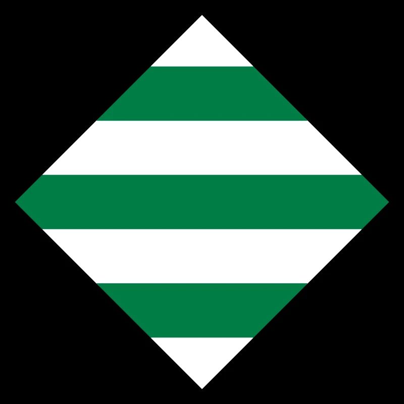 Vert et blanc