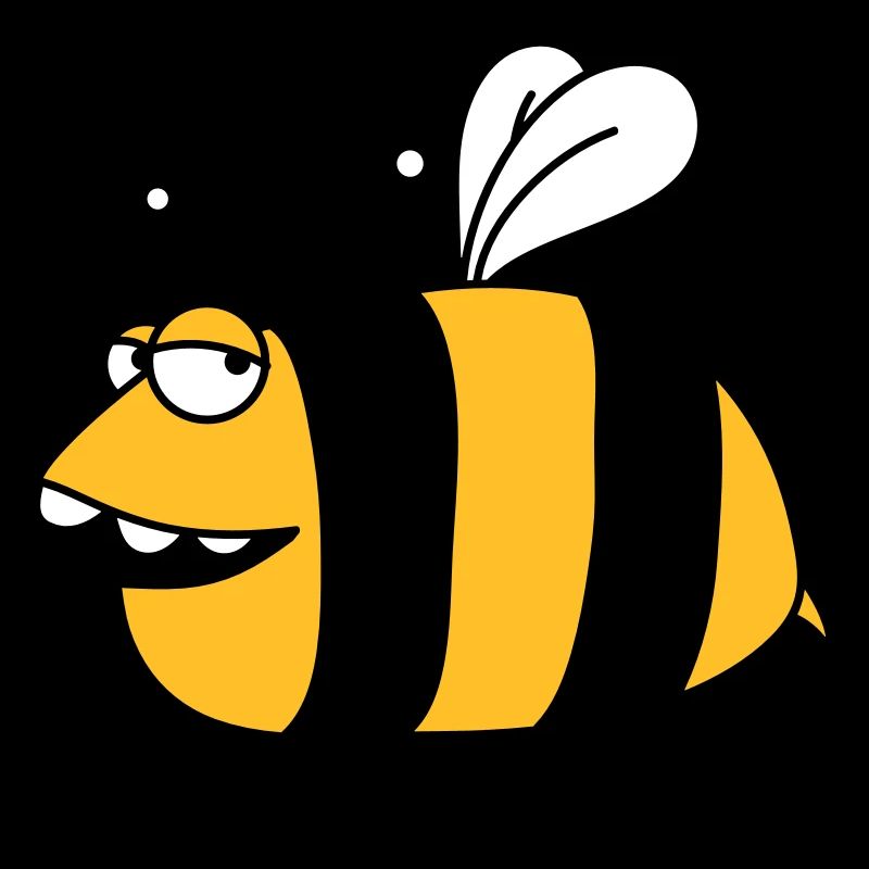 Abeille épais amusant