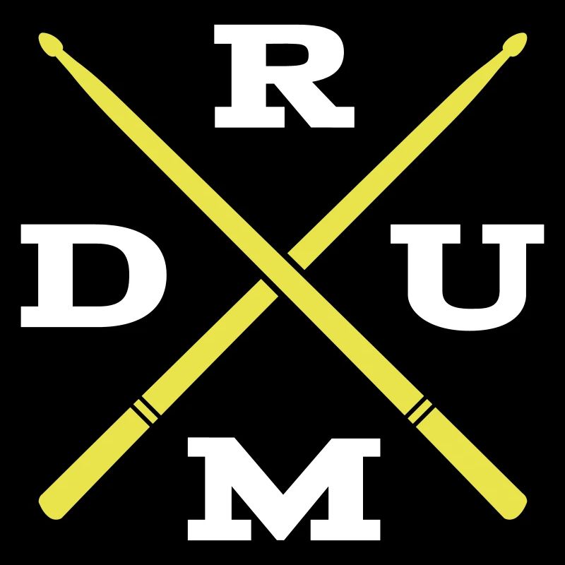 Drum Cross Drummer Drums Changement de couleur