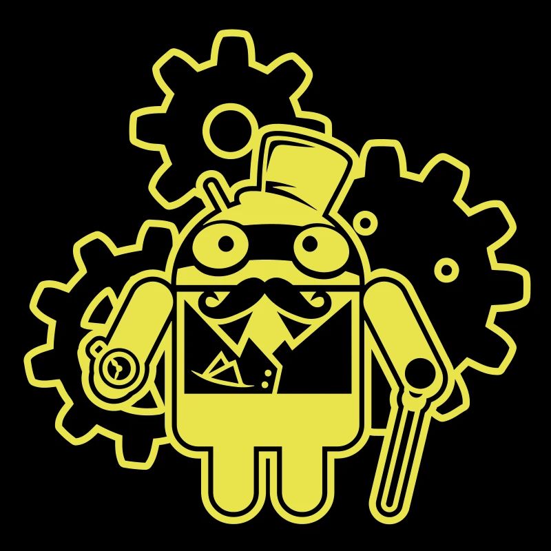 steampunkandroid_mono_light