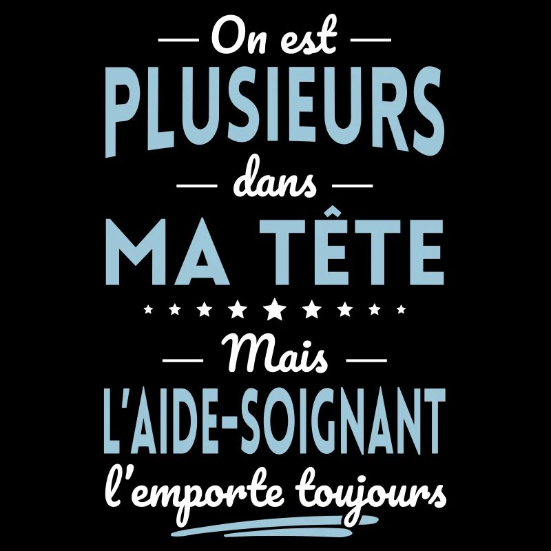 Plusieurs dans tête l'Aide-soignant l'emporte
