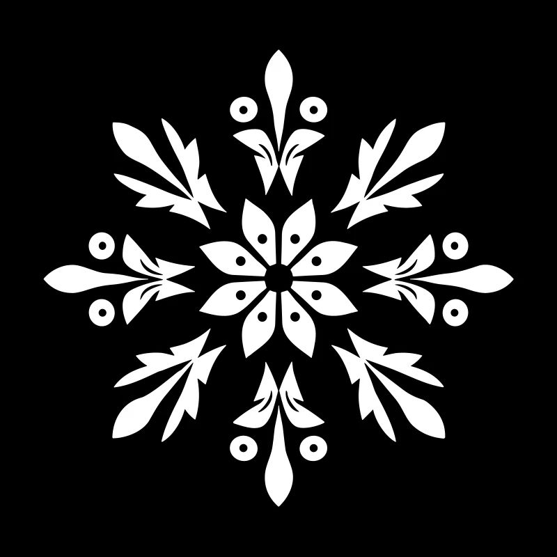 Motif de flocon de neige