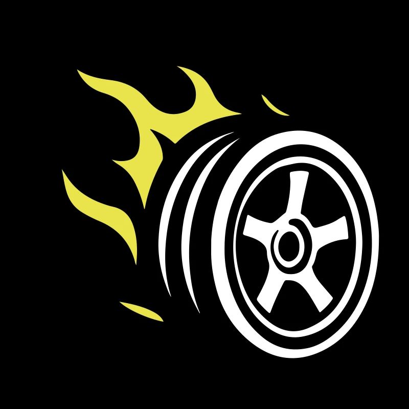 Flamme de pneu