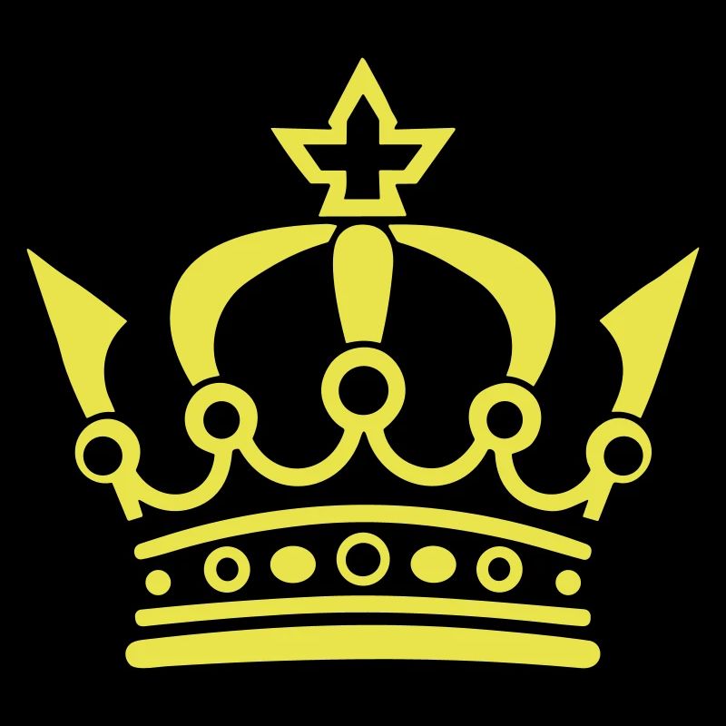 Couronne de monarque majestueuse