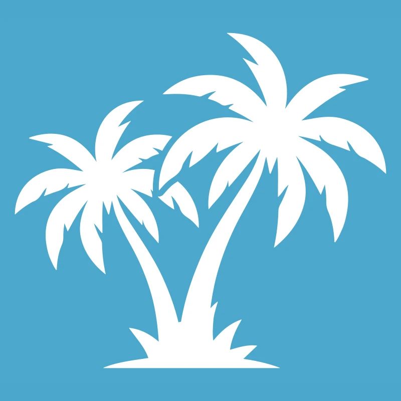 Palm Trees Beach Icon