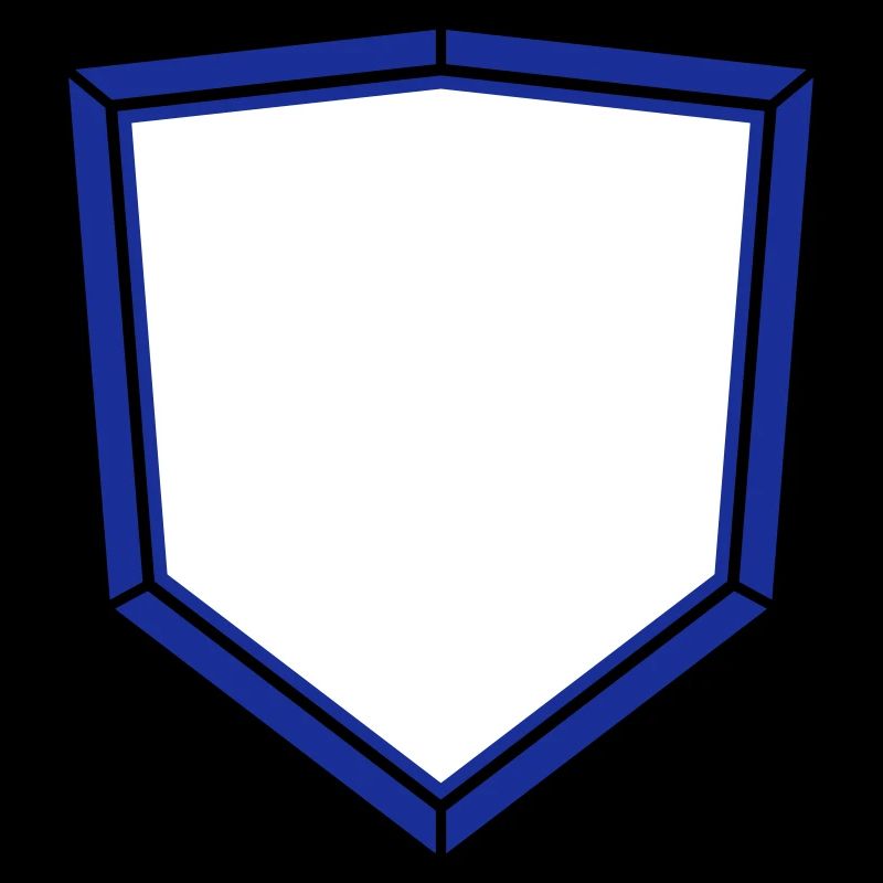 eckig schild wappen emblem rahmen banner design lo