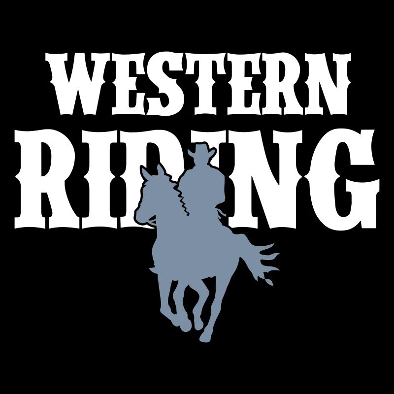 Western Reiten Mann