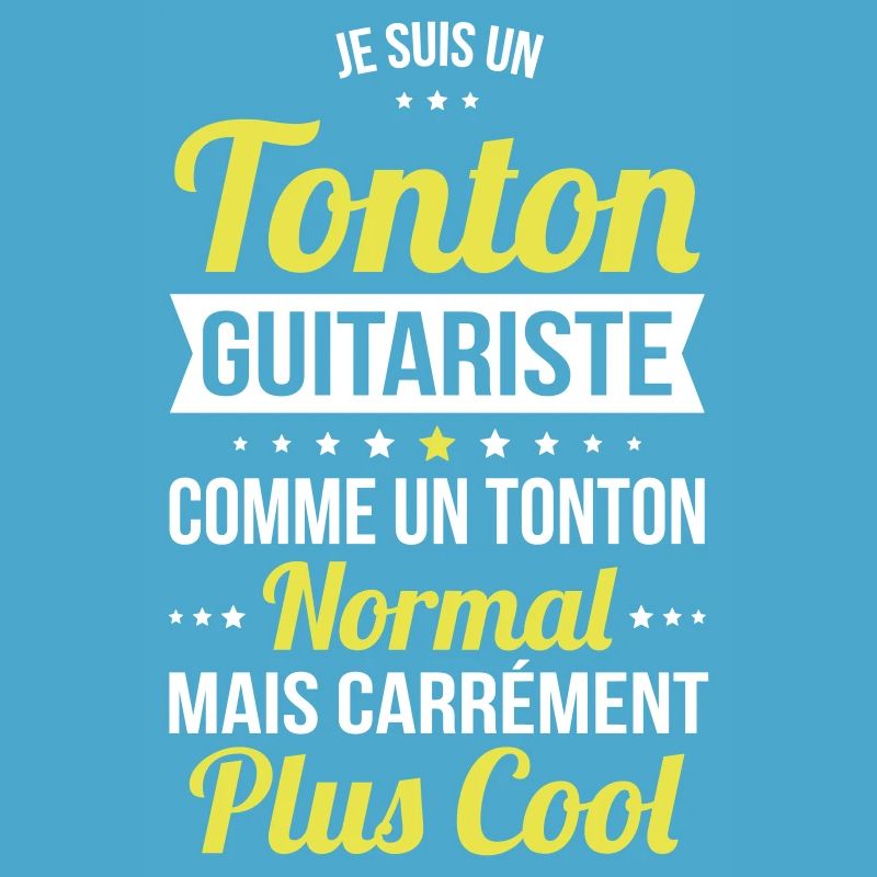Tonton guitariste comme un tonton normal plus cool