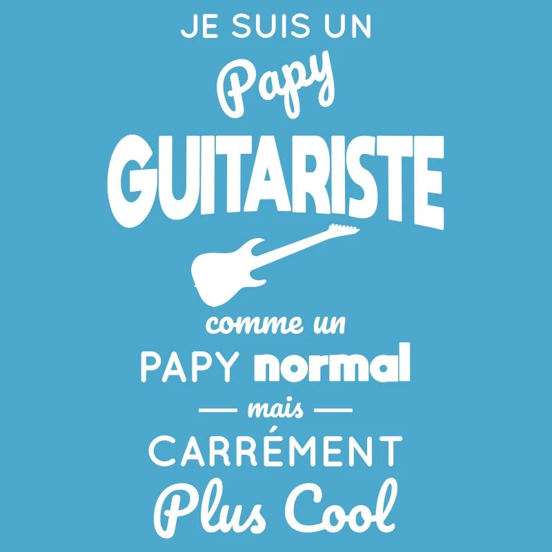 Papy guitariste comme un papy normal plus cool
