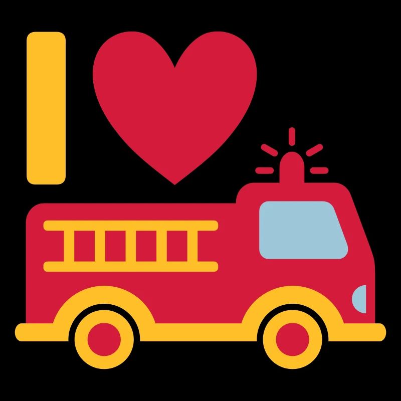 J’adore les pompiers (camion de pompiers avec échelle)