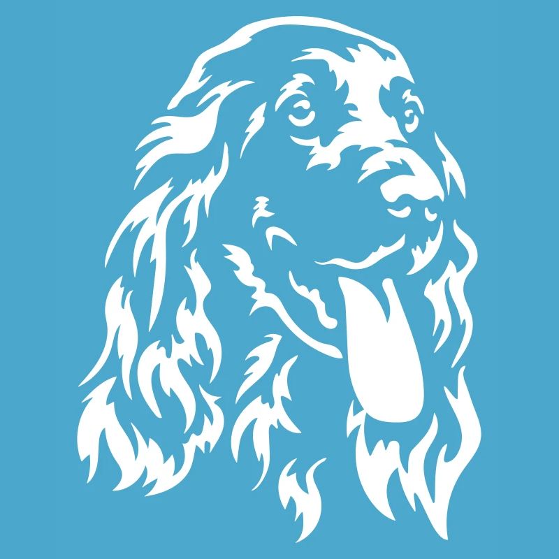 Cocker Spaniel Head "Black Edition"
