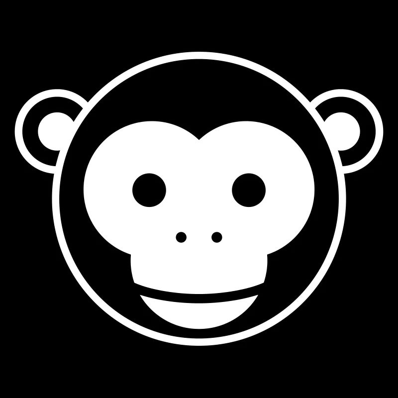 Monkey Head – Cute Monkey Face Cartoon