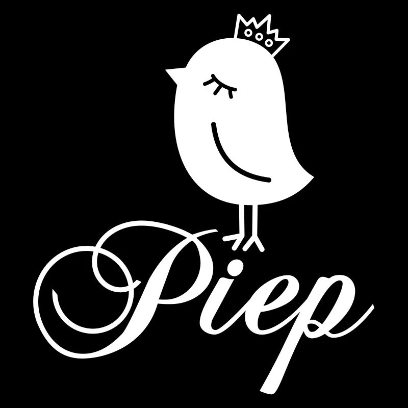 Sparrow Beep with Crown – Beep Bird Cartoon