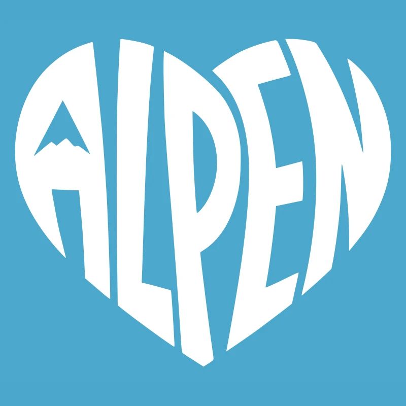 Alpine Heart Design - Couleur de design variable