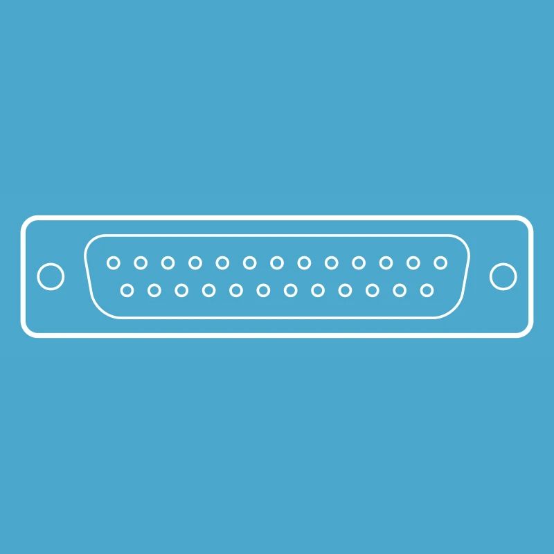 DB 25 Connector Parallel, Drucker