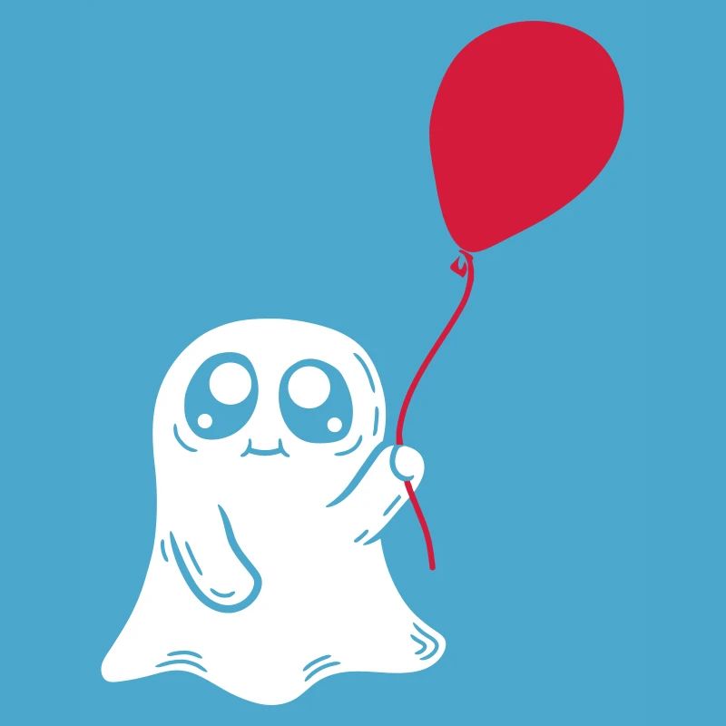 Luftballon Geist Comic Design