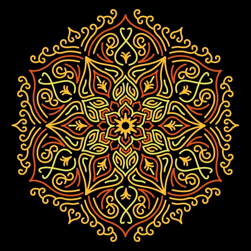 Feu Lotus Mandala