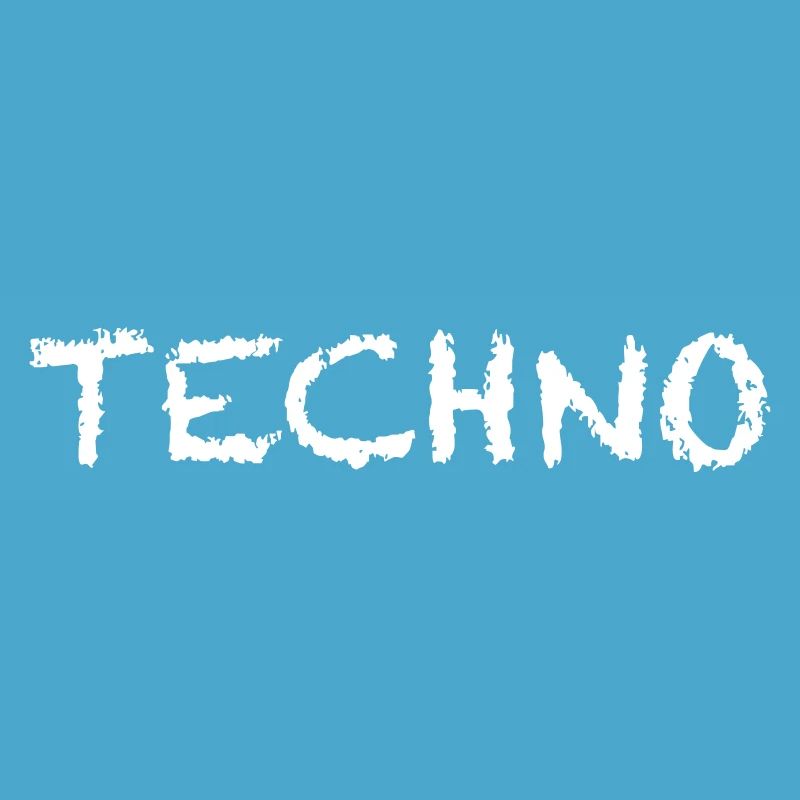 Techno chalkduster Rave clothing Techno clothes