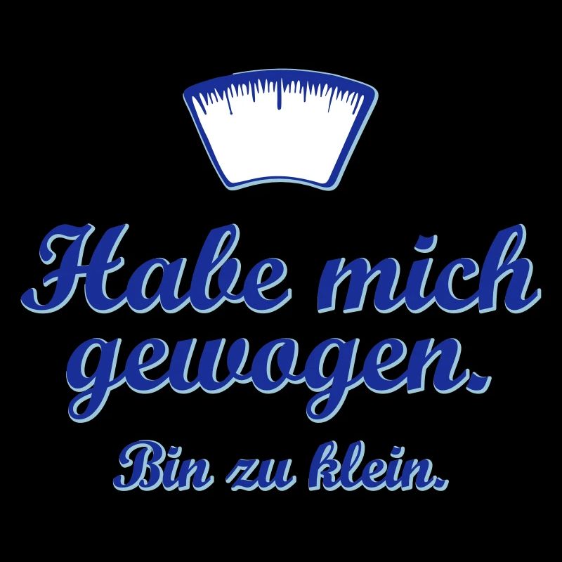 bin zu klein